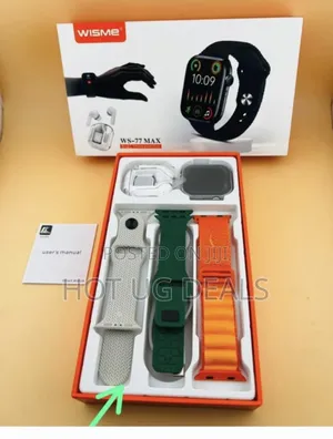 Ultra Smart Watch Plus Free Bluetooth Airpods Three Straps