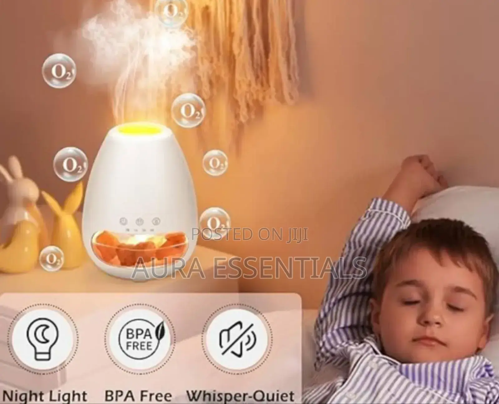 New Fashion 3D Fire Flame Cool Mist Humidifier