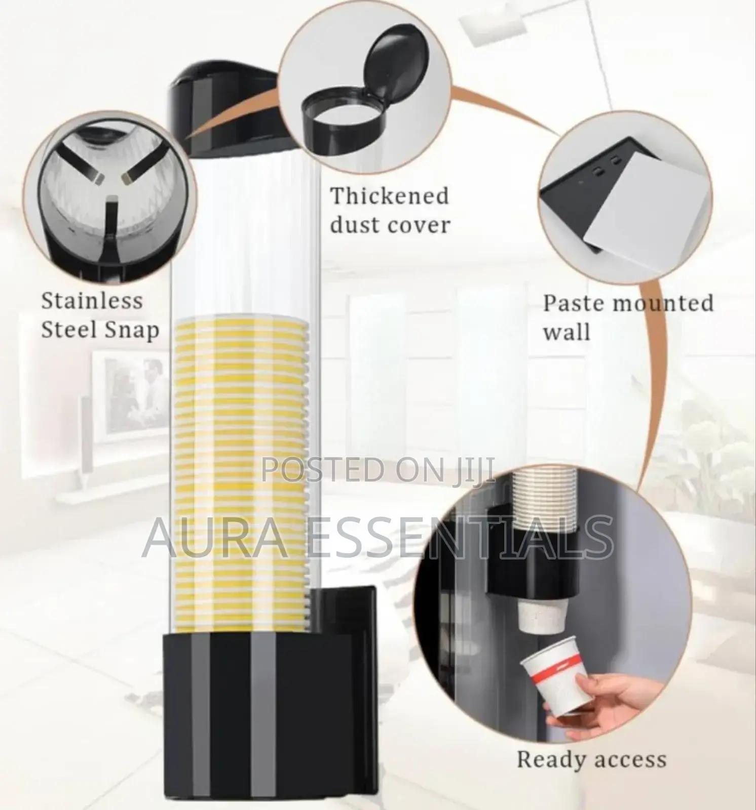 Pull Type Wall Mounted Disposable Cup Holder