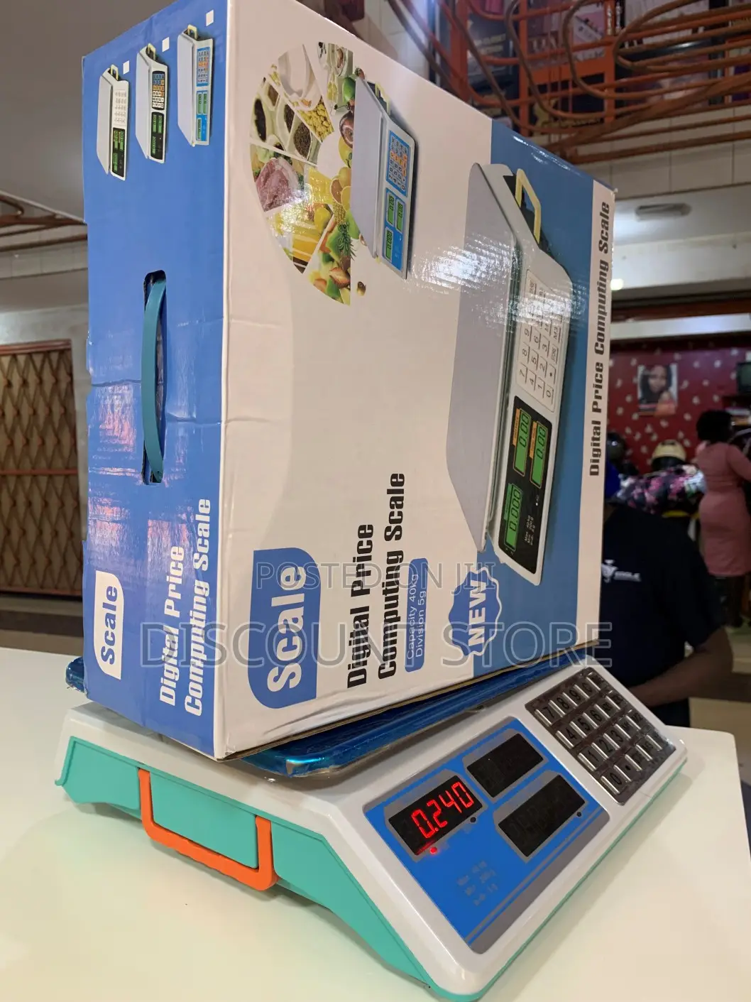 Acs 40kg D=5g Best Tabletop Price Computing Digital Weighing Scale