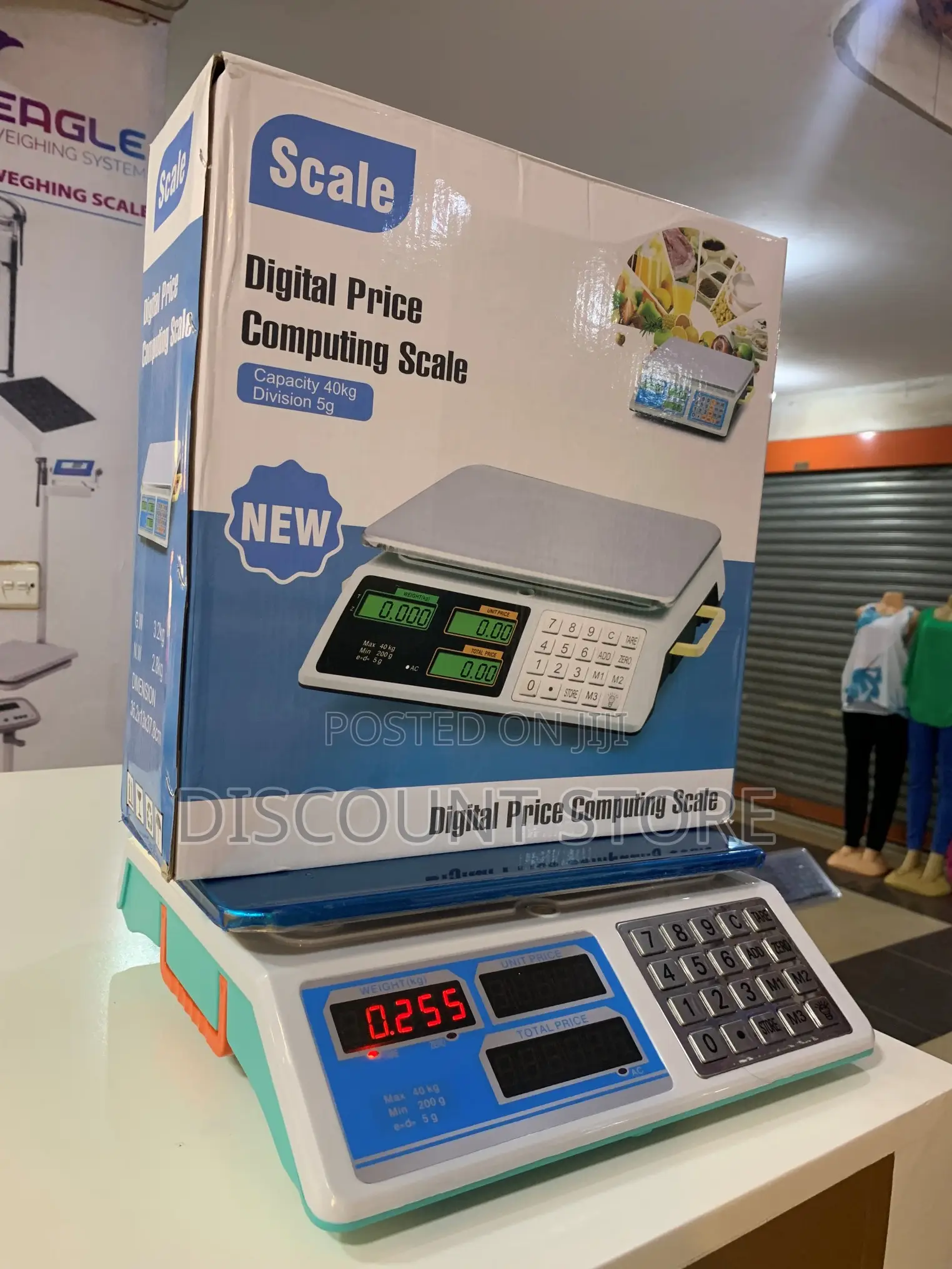 Acs 40kg 5g Best Quality Kitchen Weighing Scale Tabletop Weigh Scale