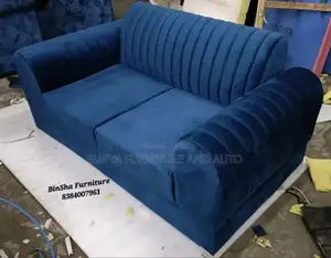Jungle Blue Sofa Two