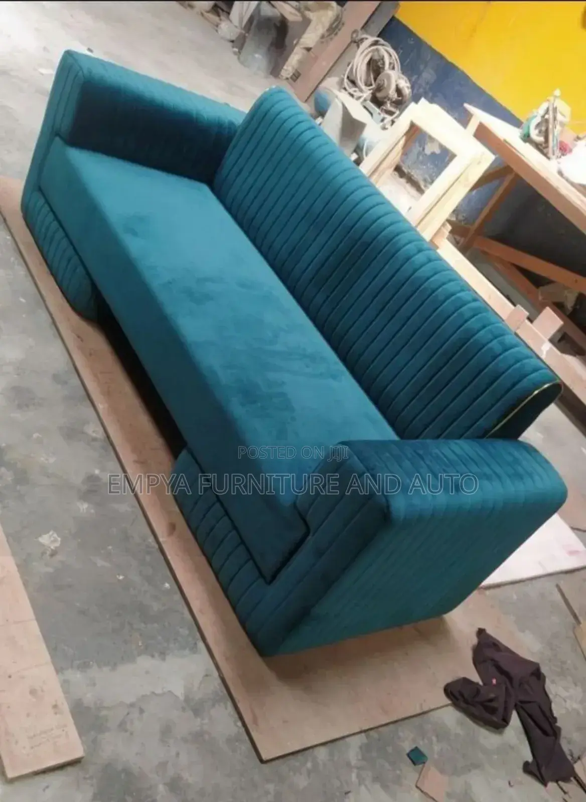 Cranny Green Sofa