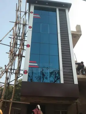 Modern Exterior Glass Cladding.