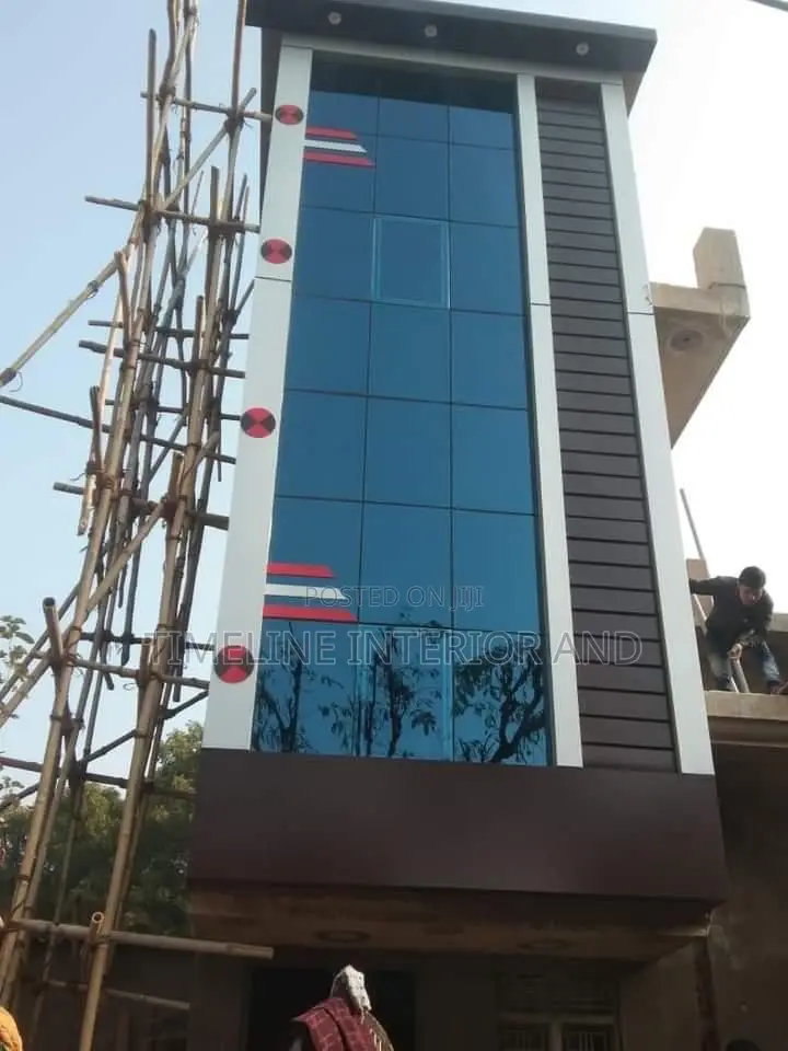 Modern Exterior Glass Cladding.