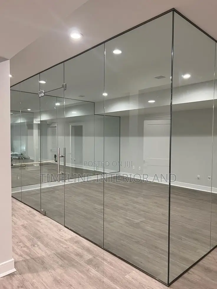 Sleek Frameless Glass Solutions Partition