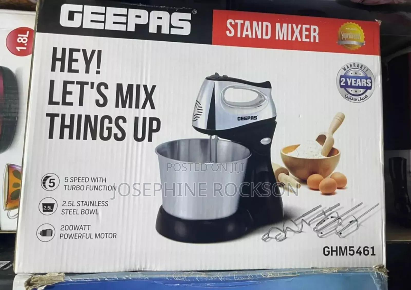 Geepas 2.5l Stand Mixer