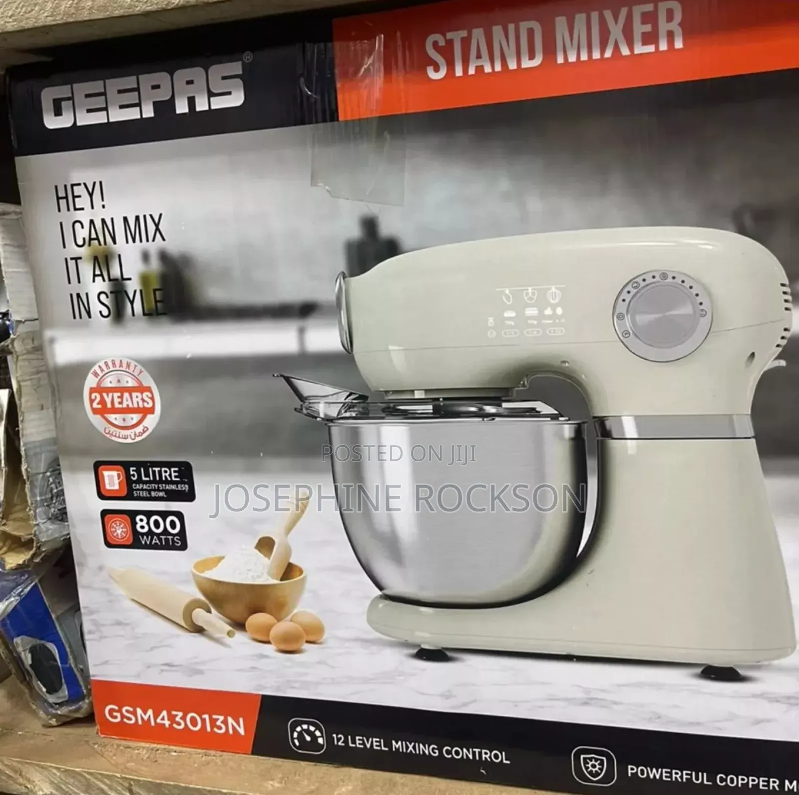 Geepas 5 Litres Stand Mixer