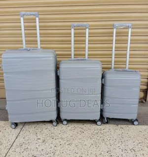 Set of 3 Travel Rubber Unisex Strong Material - Multicolor