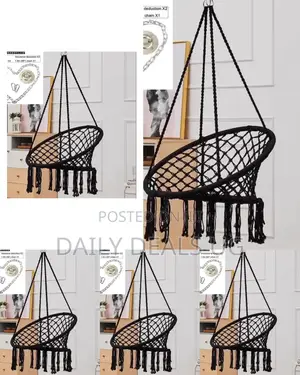 Round Basket Camping Chair