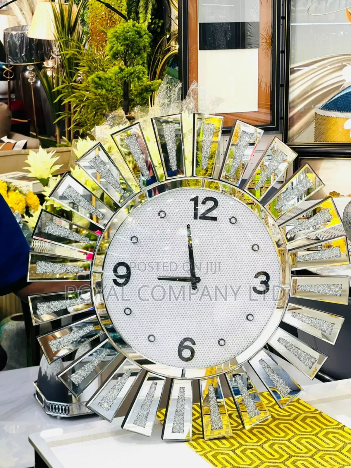 Decor Wall Clock /Diamond Fashion