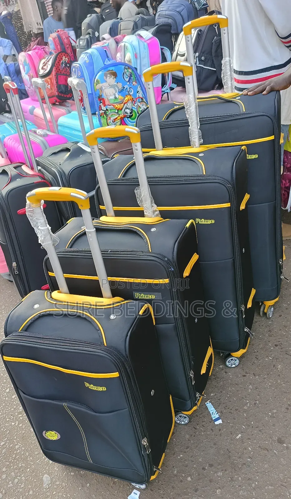 4 PCS Prince Suitcases