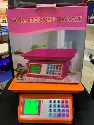Acs 40kg D=5g Chicken Commercial Weighing Scale Tabletop Weigh Scales