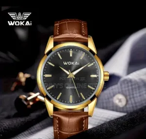 Wokai Men's Sports World Time Quartz Watch, Electronic Movem