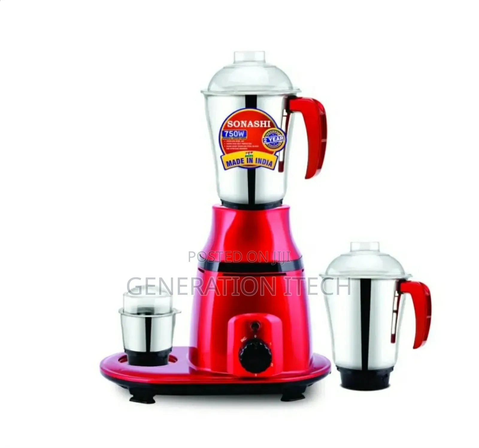 3 in 1 Mixer Grinder 750W -Sonashi