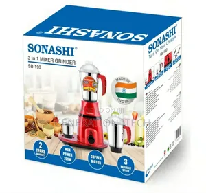 3 in 1 Mixer Grinder 750W -Sonashi
