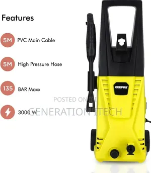 Geepas Pressure Car Washer- High Pressure Washer