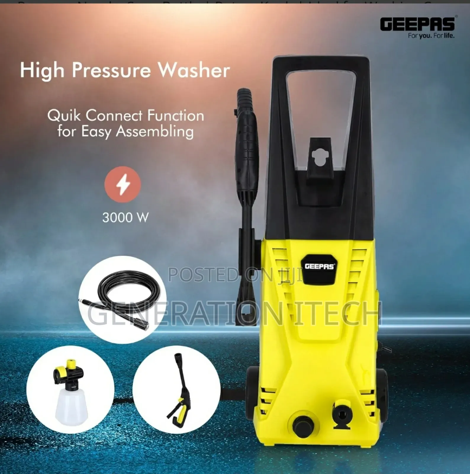 Geepas Pressure Car Washer- High Pressure Washer