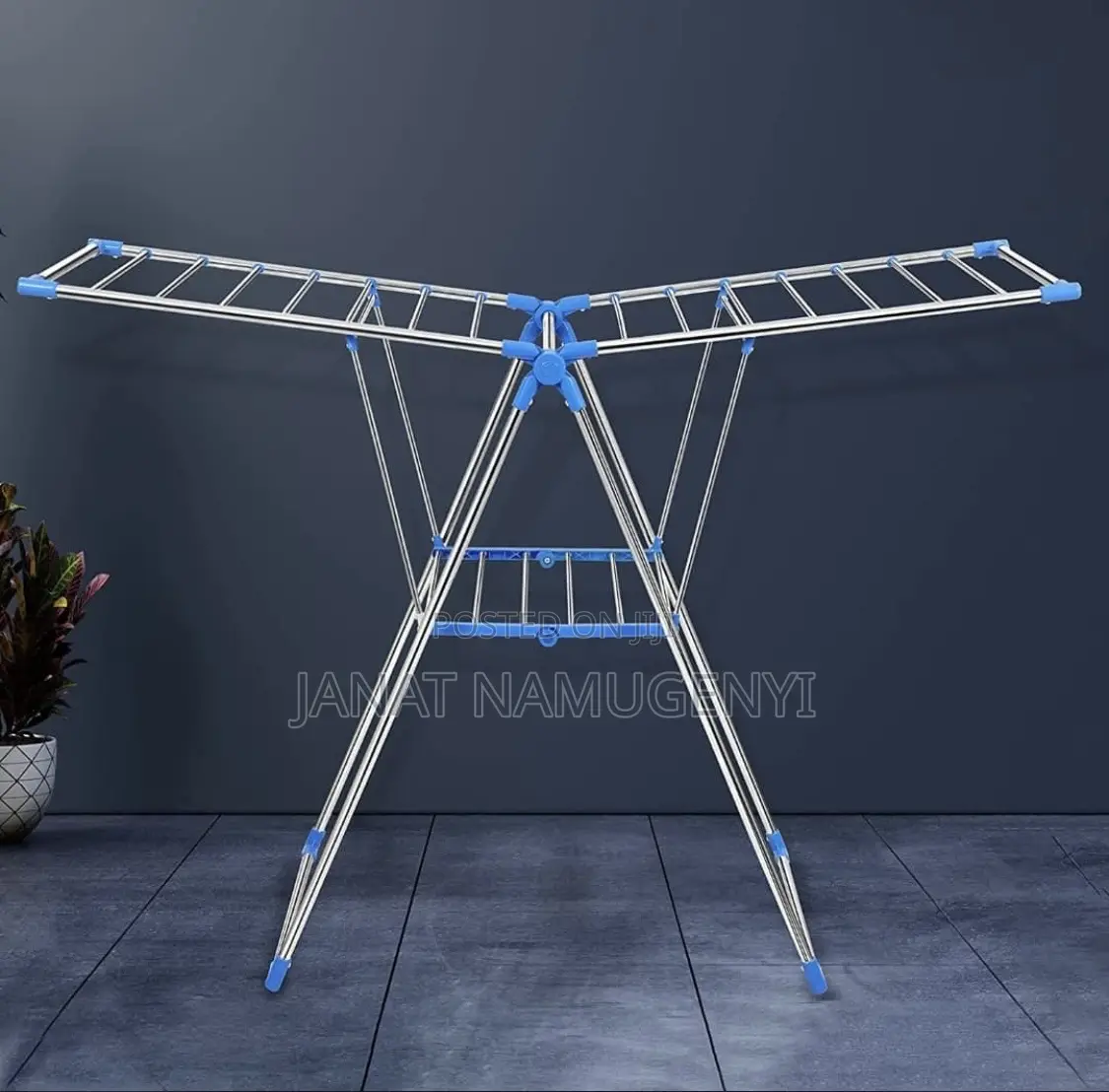 Metallic Hanging Rack Available