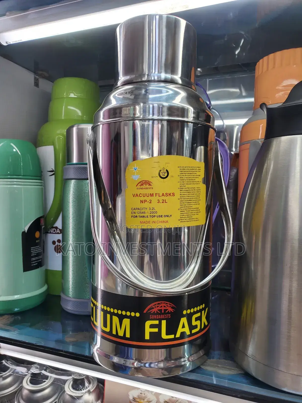 Silver 3.5 Vacuum Flask