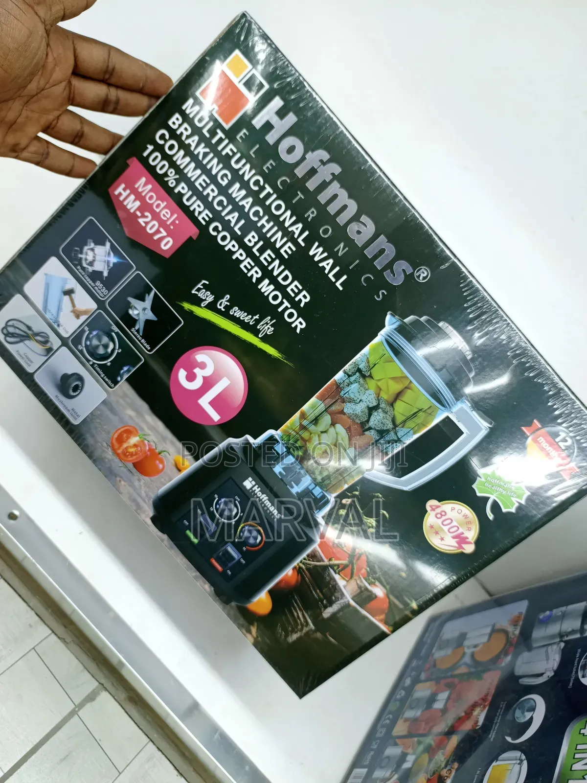 Hoffmans 3litres Commercial Blender
