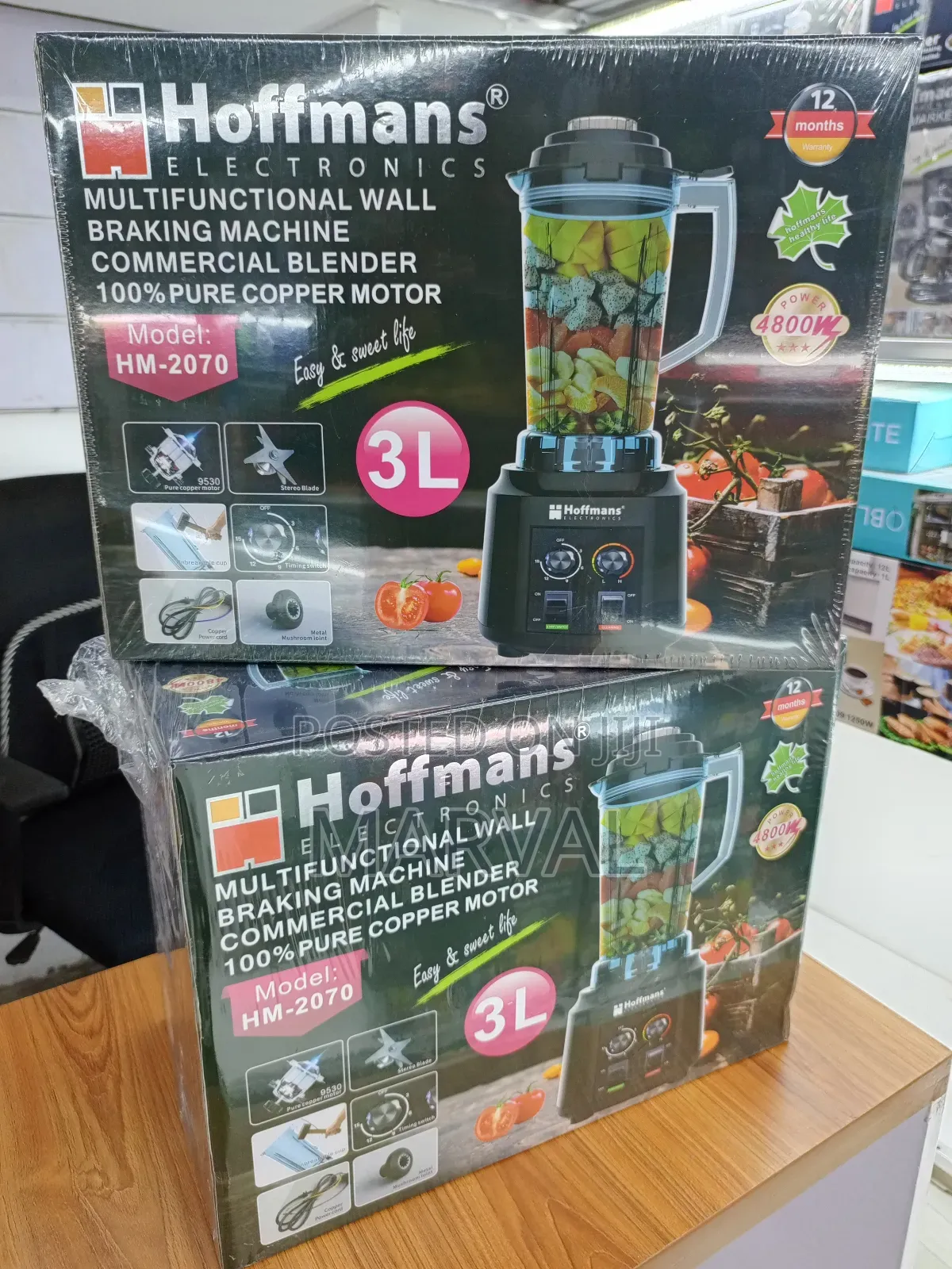 Hoffmans 3litres Commercial Blender