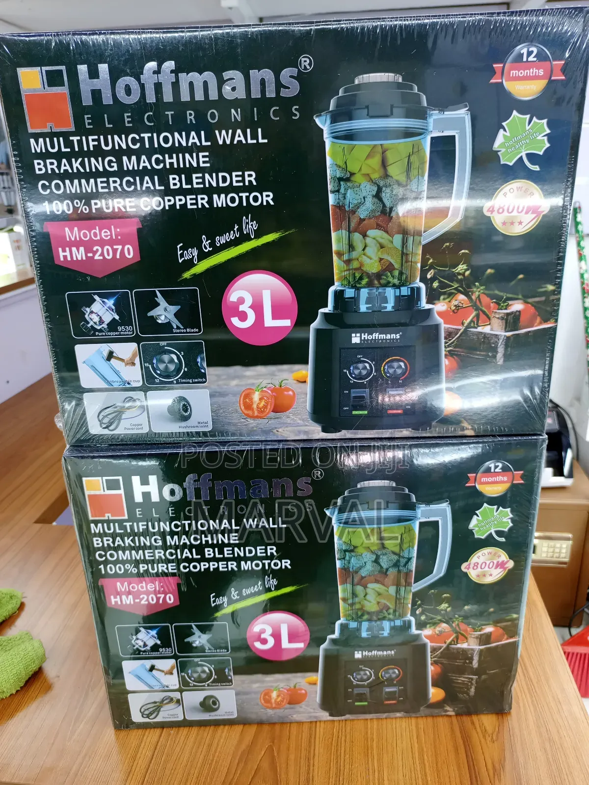 Hoffmans 3litres Commercial Blender