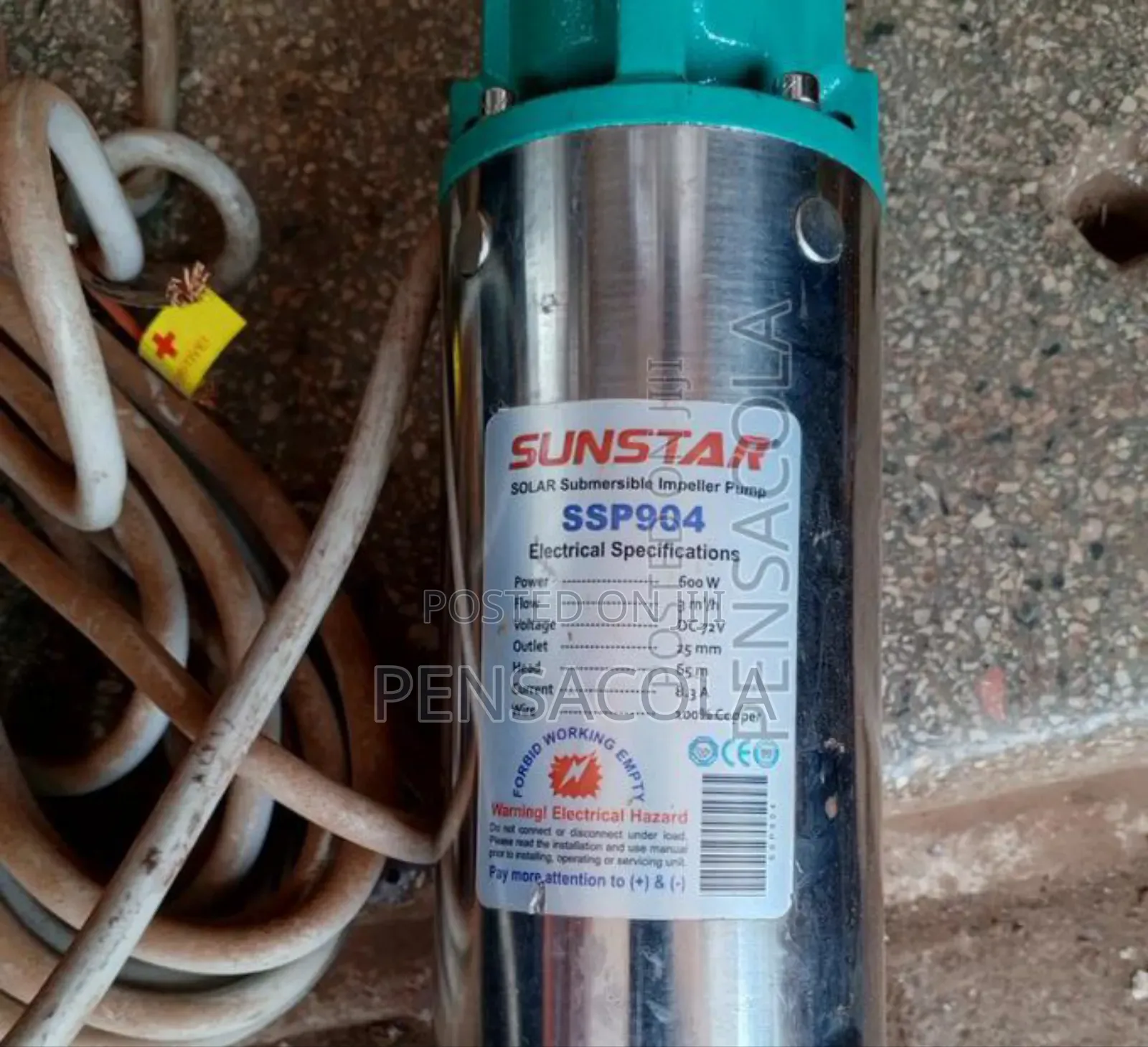 Solar Water Pump 65m (600w)