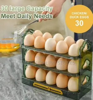 3 Layer Plastic Egg Storage Drawer