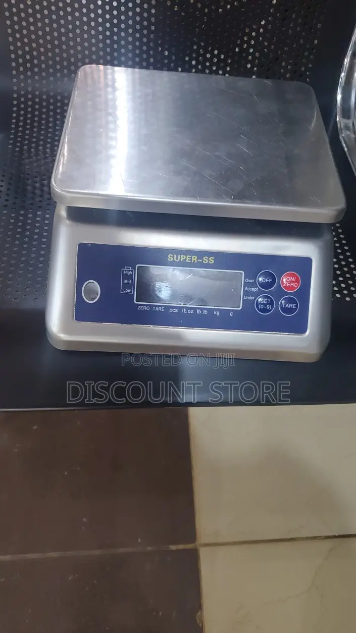 Super SS 30kg D=5g Stainless Tabletop Weighing Scales