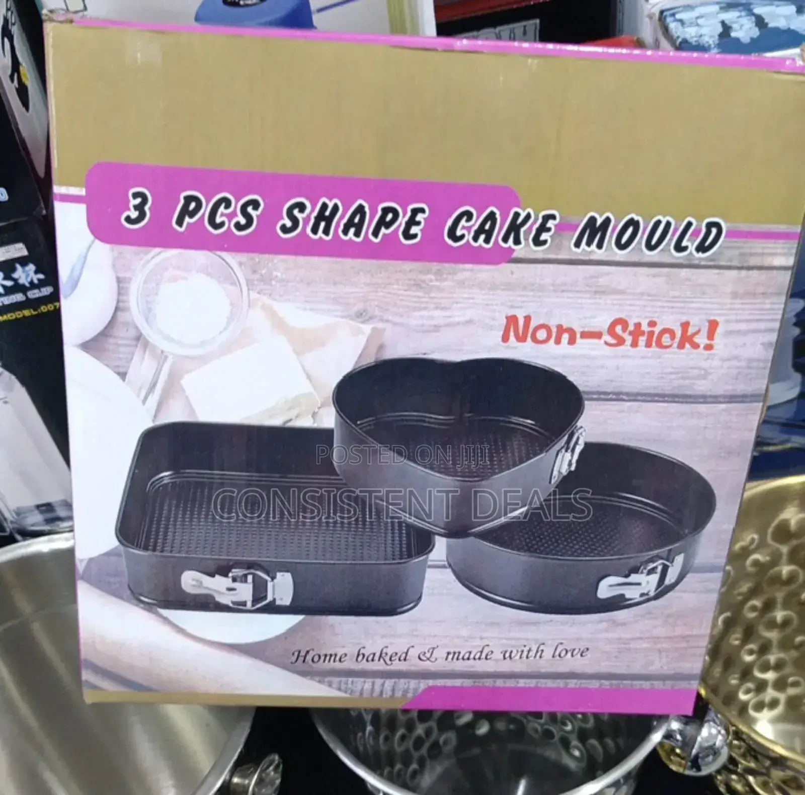 3pcs Cake Baking Molds