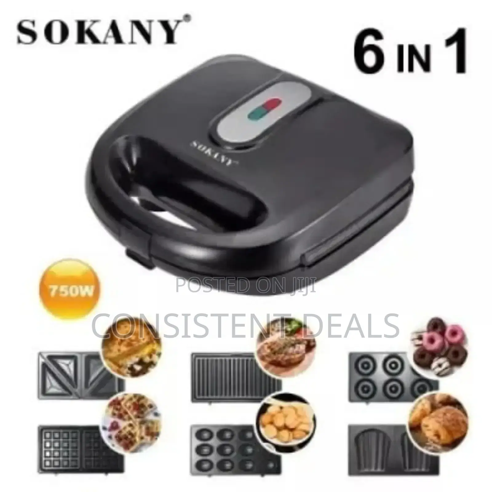 Sokany 6in1 Sandwich Maker