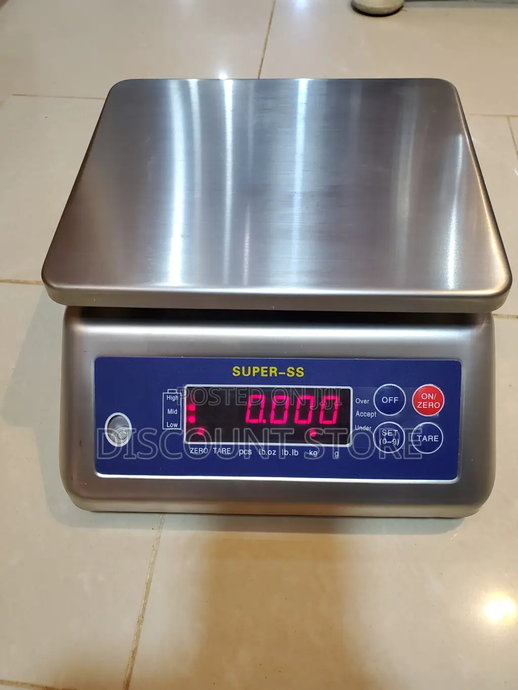 Super Ss 30kg D=5g Original Waterproof Tabletop Scales