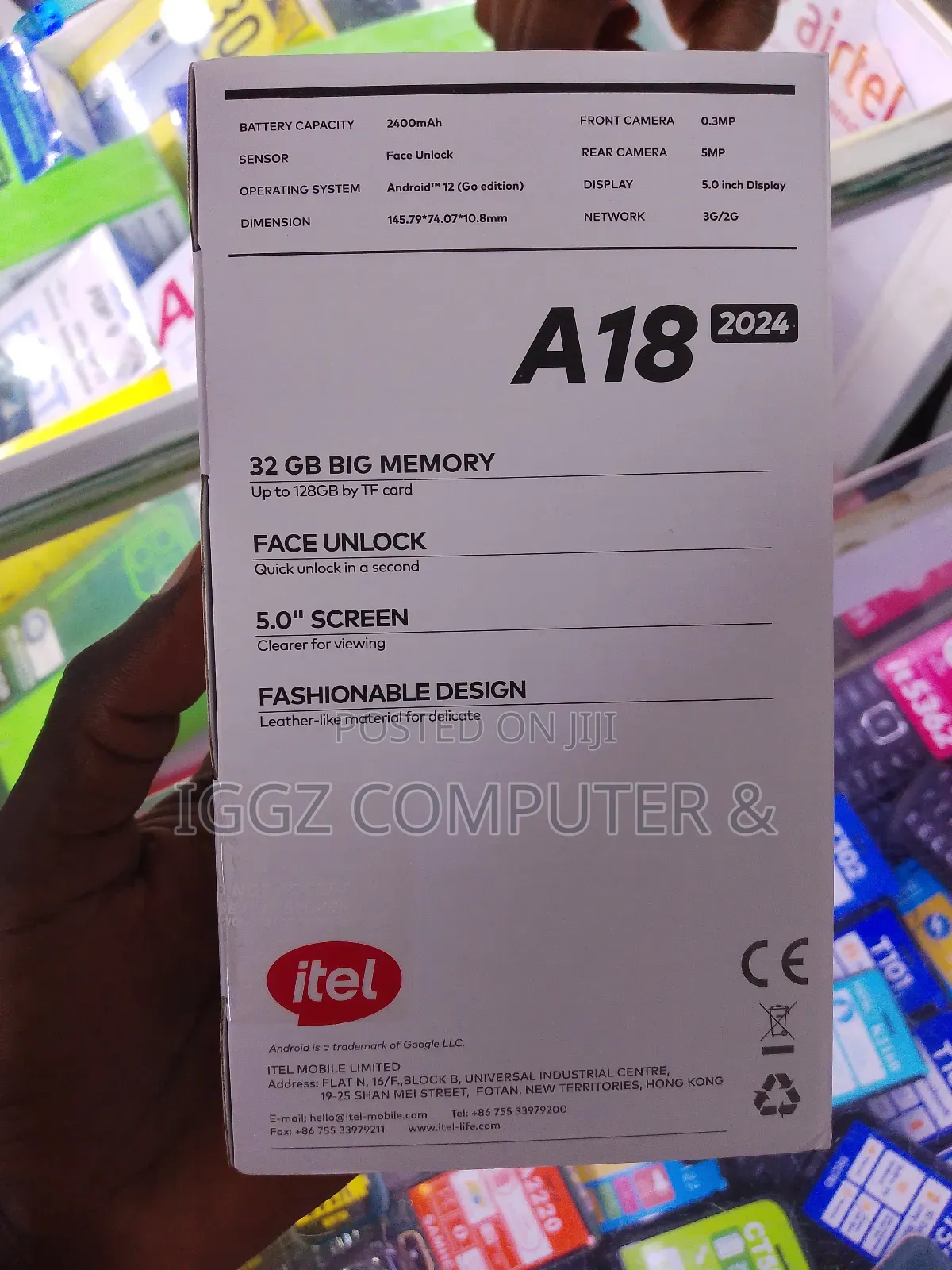 New Itel A18 32 GB Blue