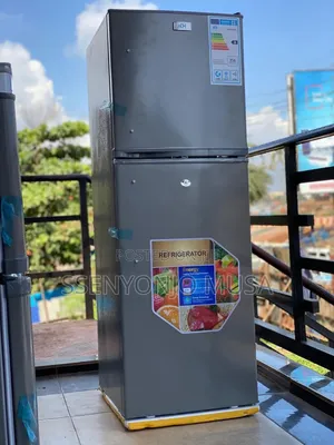 Adh Fridge 358 Litres Double Door - Silver, 358l Gross