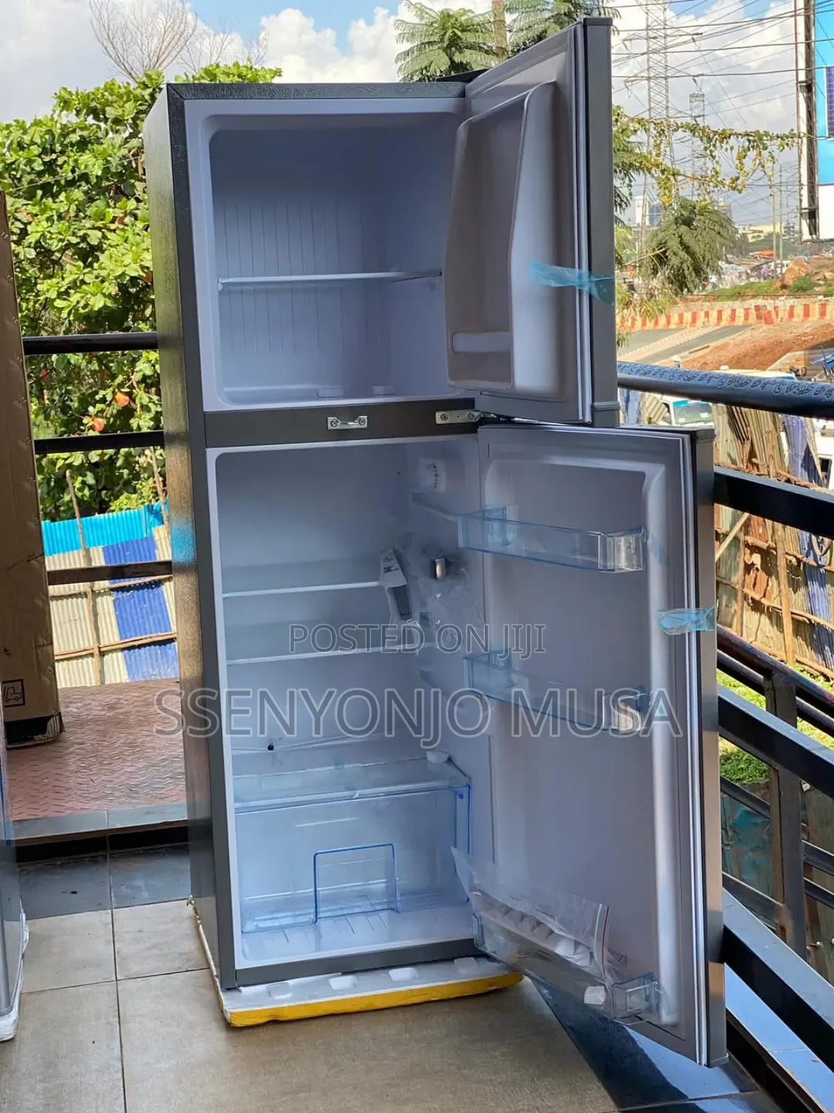 Adh Fridge 358 Litres Double Door - Silver, 358l Gross