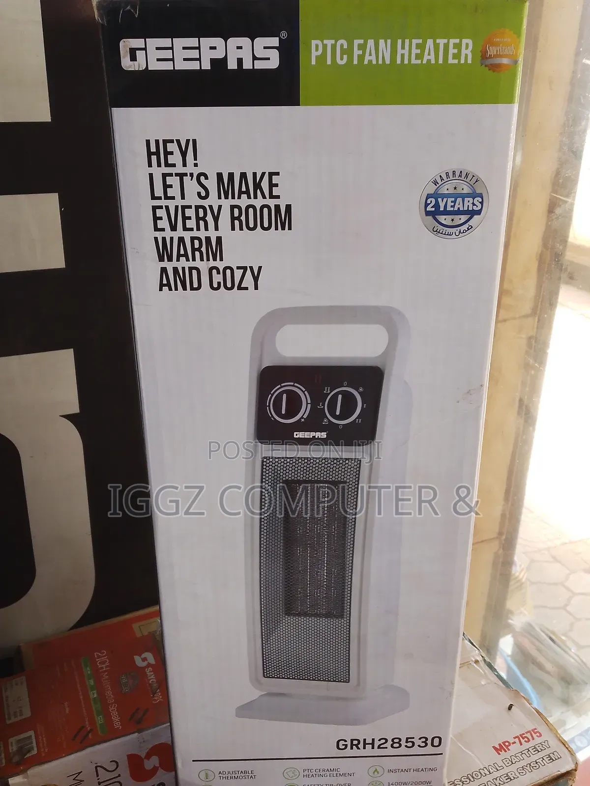 Geepas PTC Fan Heater
