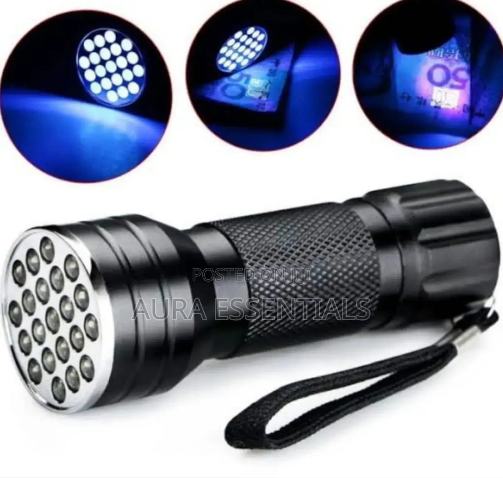 Ultraviolet Portable Flashlight/Money Detector