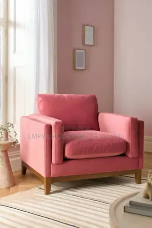Single Pink Sofa Set