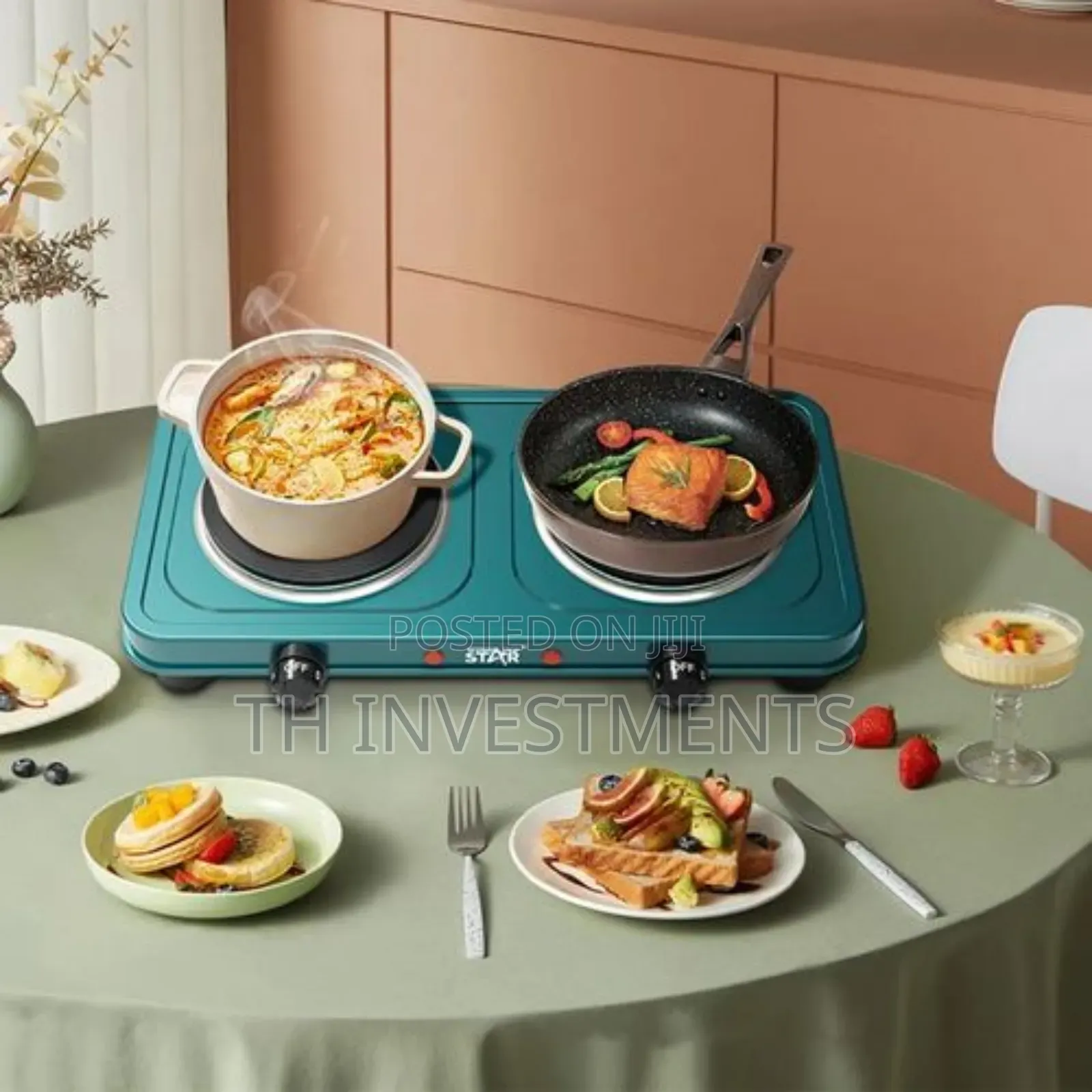 Winningstar Fast Cooking Hot Plate - Double Burner- Electri