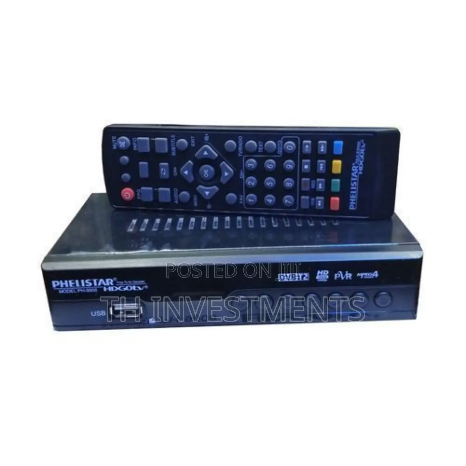 Phelistar T2 Free To Air Decoder Full HD 1080P - Black