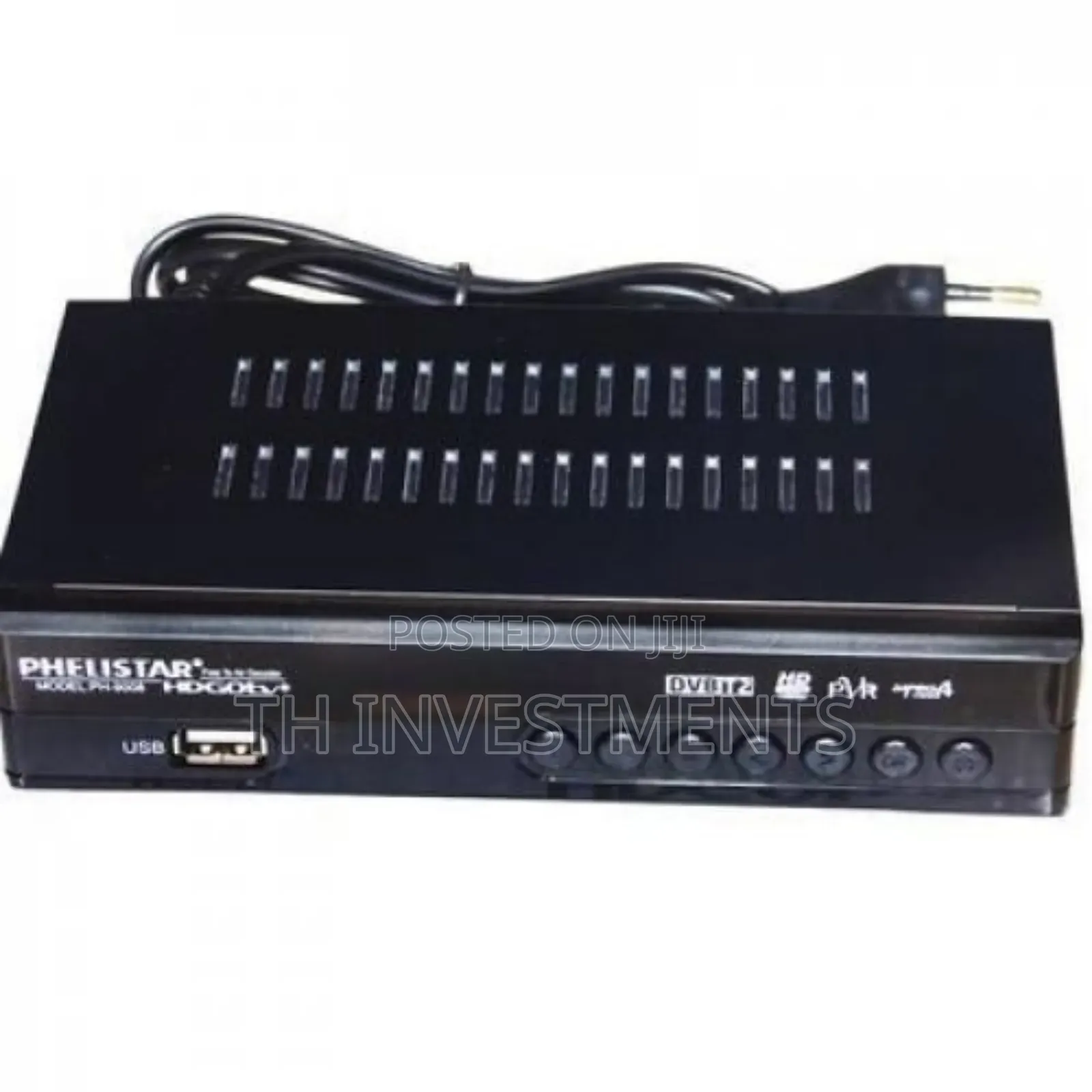 Phelistar T2 Free To Air Decoder Full HD 1080P - Black