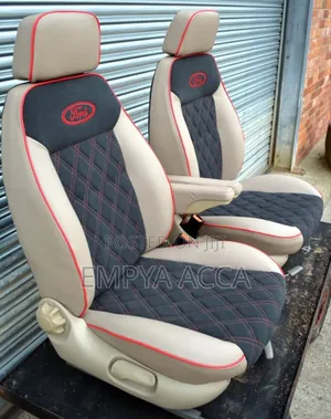 Cream J Seat Covers