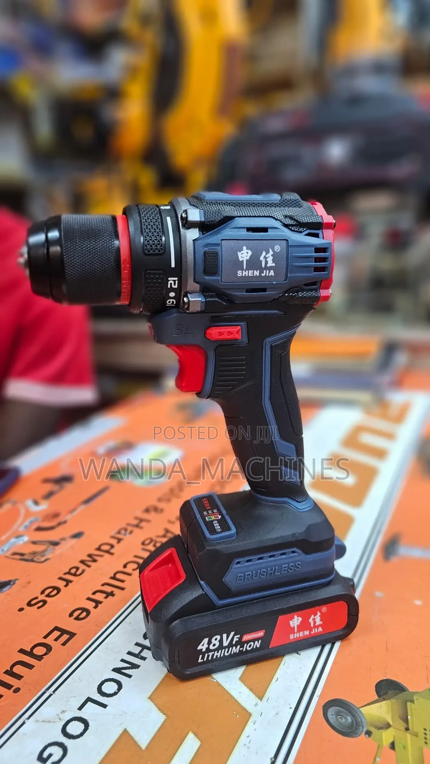 48V Lithium Ion Cordless Drill