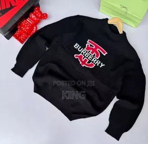 Black Burberry Sweaters/Cardigan