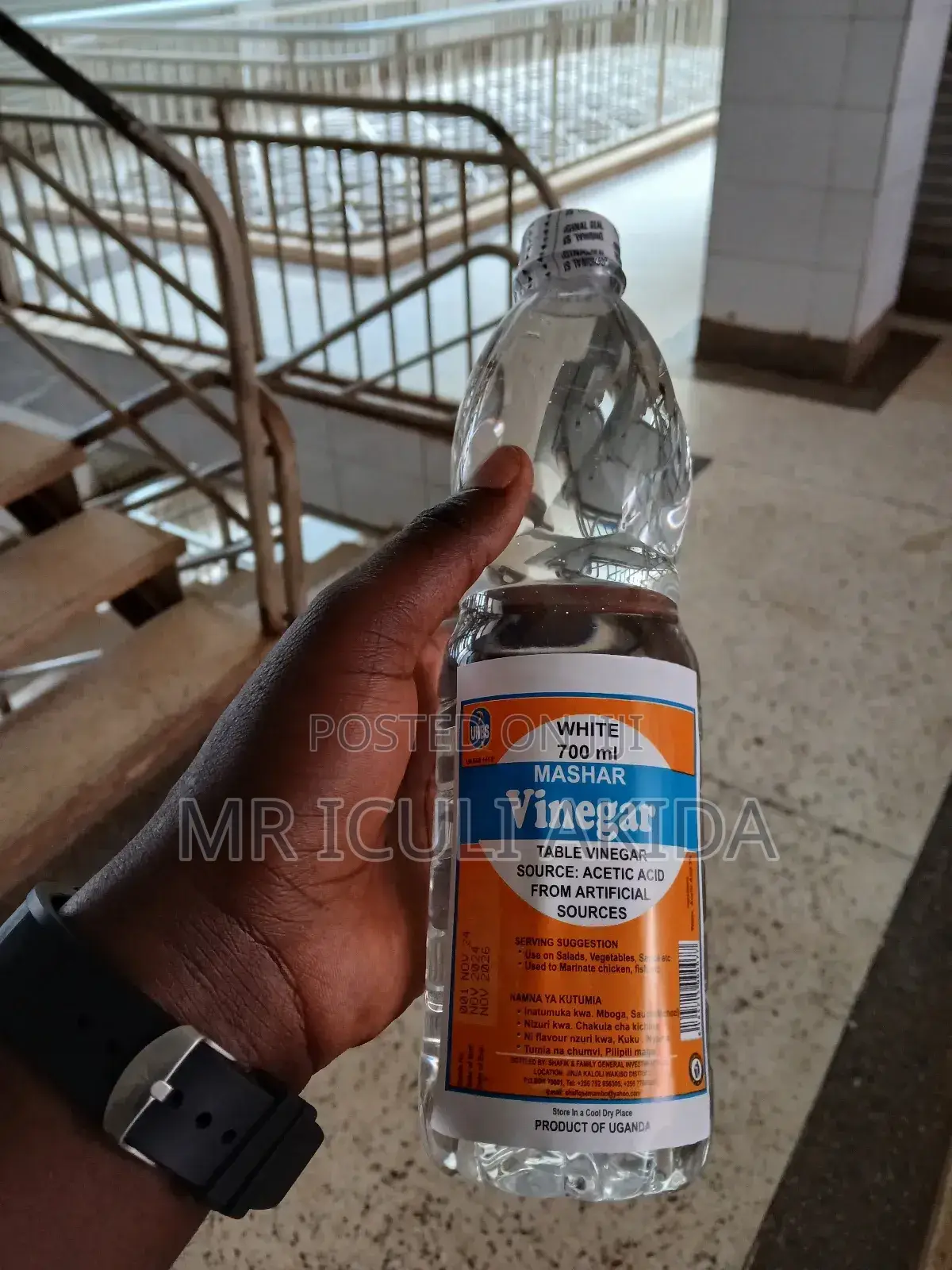 700ml Mashar White Table Vinegar