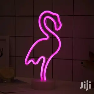 Fashion LED Neon Sign Light Home Decor Pink Flamingo