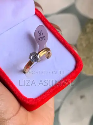 Size 18(8) Engagement Ring in Gold