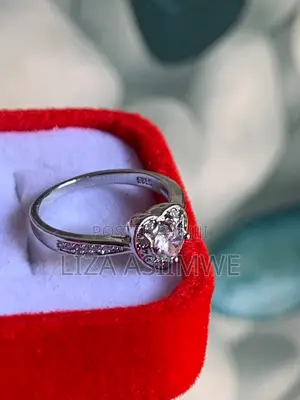 Longing Ring Heart Engagement Ring Available in Size (17) 7