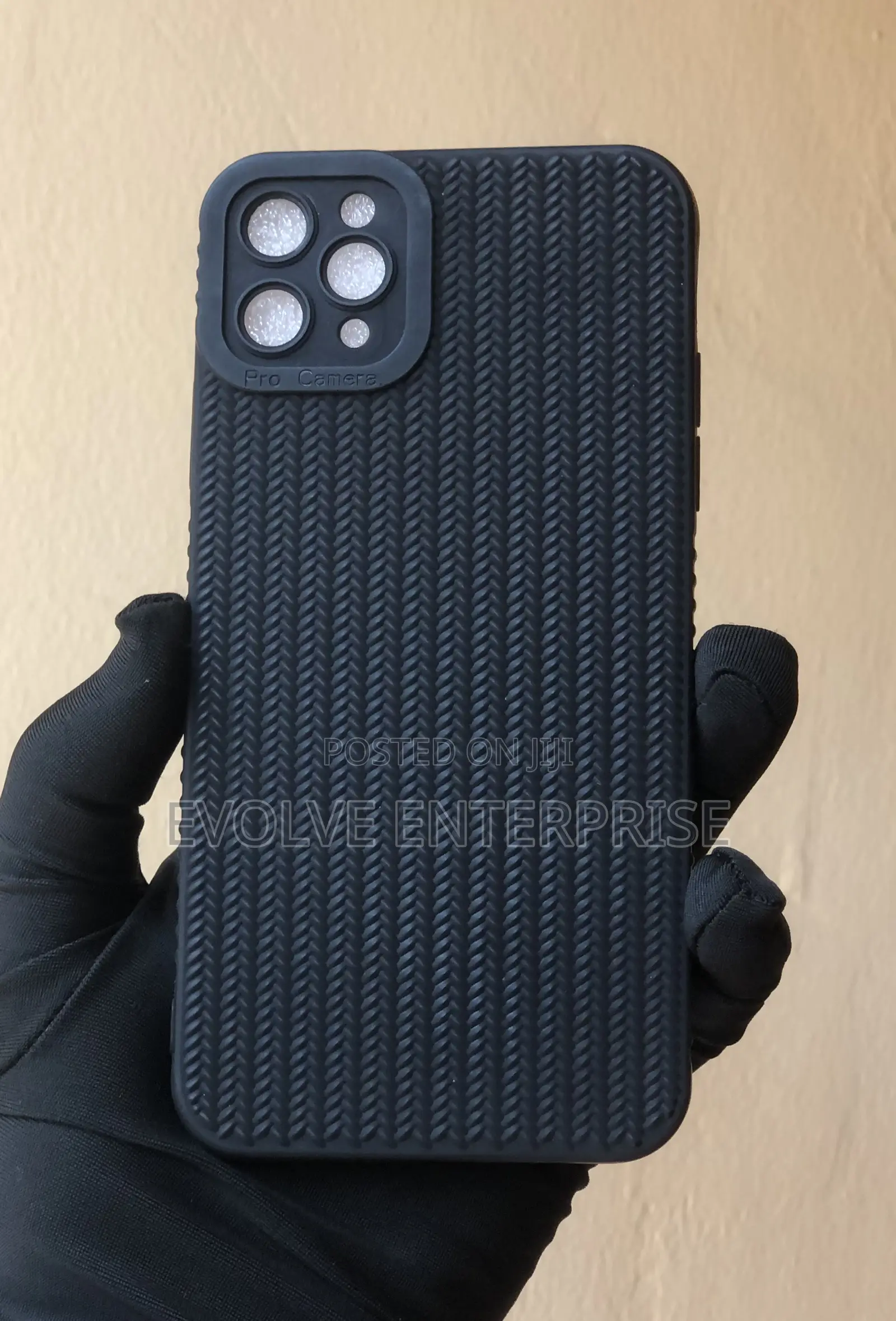 3D Woven Pattern Bumper Phone Case for iPhone 11 Pro Max